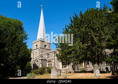 Lo storico Grade i ha elencato la chiesa di St Mary a Harrow-on-the-Hill, Greater London UK Foto Stock