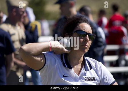 Il team Navy-Coast Guard compete nei Warrior Games 120504 del 2012 Foto Stock