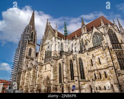 BAVIERA : Regensburger cathedrale Foto Stock
