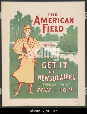 Il campo americano, get it di newsdealers pubblicato prezzo settimanale - 10 centesimi. Luglio 1896. Foto Stock