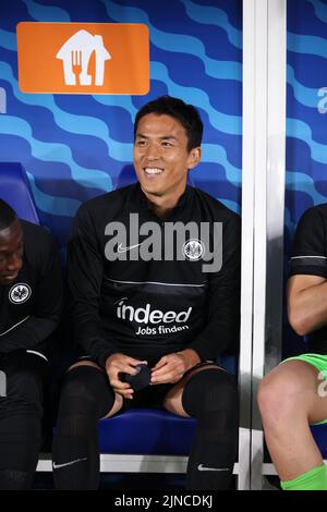 Helsinki, Finlandia. 10th ago, 2022. 10,8.2022, Olympiastadion/Stadio Olimpico, Helsinki. Super Coppa UEFA 2022. Real Madrid / Eintracht Frankfurt Credit: AFLO Co. Ltd./Alamy Live News Foto Stock