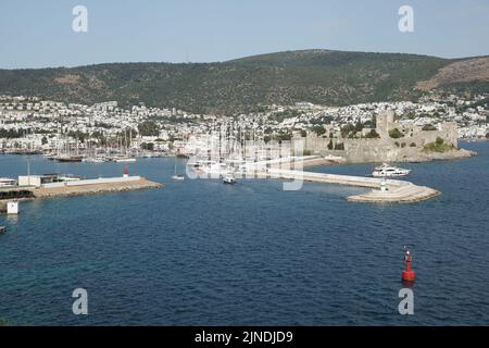 Castello di Bodrum nella città di Bodrum, Mugla, Turchia Foto Stock