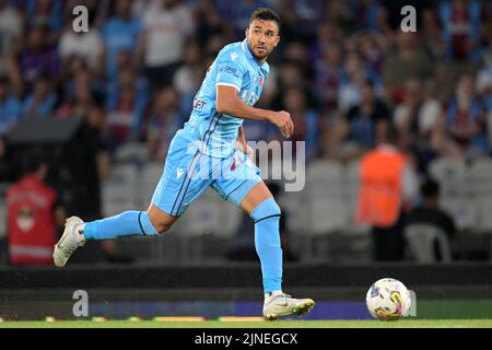 ISTANBUL - Mahmoud Ahmed Ibrahim Hassan ( Trezeguet ) di Trabzonspor COME durante la partita turca Super Lig tra Istanbulspor AS e Trabzonspor COME allo stadio Ataturk Olimpiyat il 5 agosto 2022 a Istanbul, Turchia. ANP | altezza olandese | GERRIT DA COLONIA Foto Stock