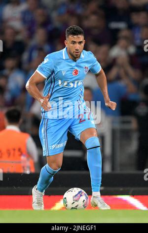 ISTANBUL - Mahmoud Ahmed Ibrahim Hassan ( Trezeguet ) di Trabzonspor COME durante la partita turca Super Lig tra Istanbulspor AS e Trabzonspor COME allo stadio Ataturk Olimpiyat il 5 agosto 2022 a Istanbul, Turchia. ANP | altezza olandese | GERRIT DA COLONIA Foto Stock