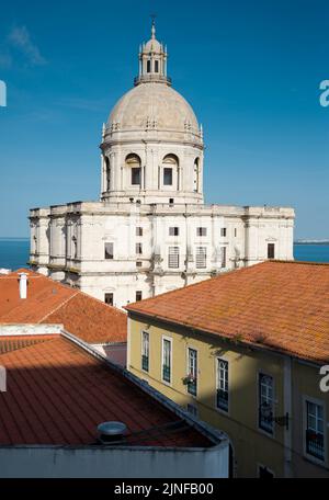 Il Pantheon Nazionale nella chiesa di Santa Engracia, a São Vicente de Fora, Lisbona, Portogallo Foto Stock