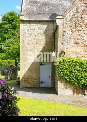 Chiesa di Humbie e Churchyard, Lothian orientale, Scozia Foto Stock