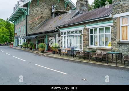 DEVIL'S BRIDGE, GALLES, Regno Unito - 06 LUGLIO 2022: Devil's Bridge è un villaggio e una comunità a Ceredigion, Galles Foto Stock