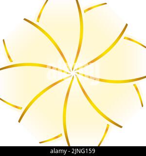 Illustrazione della decorazione del nastro di platino Illustrazione Vettoriale