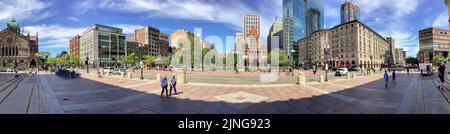 Copley Square, Boston, Massachusetts Foto Stock