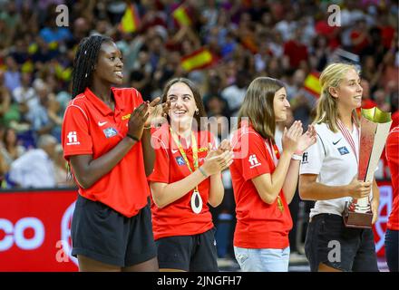 Madrid, Spagna. 11th ago, 2022. 11th agosto 2022; Wizink Center; Madrid; Spagna; amichevole; Eurobasket; Spagna vs Grecia; 900/Cordon Press Credit: CORDON PRESS/Alamy Live News Foto Stock