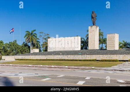 SANTA CLARA, CUBA - 2021 GENNAIO: Il Mausoleo che Guevara è un monumento commemorativo a Santa Clara, Cuba, situato in Plaza che Guevara Foto Stock