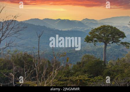 Splendida vista panoramica sull'isola cubana Foto Stock