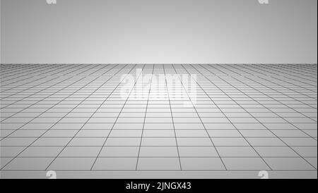 Illustrazione a più livelli del terreno 3D con topologia mesh a reticolo. Vector è compatibile con EPS10 Illustrazione Vettoriale