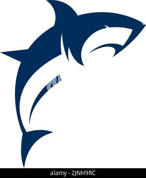 Illustrazione del logo Shark Icon Illustrazione Vettoriale