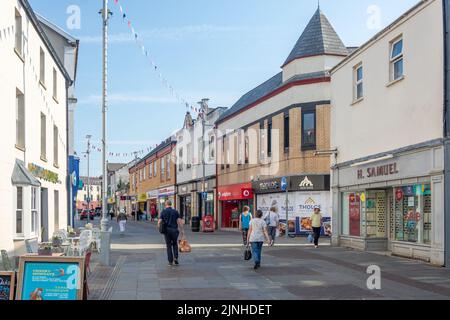 Adare Street, Bridgend (Pen-y-bont ar Ogwr), Bridgend County Borough, Galles (Cymru), Regno Unito Foto Stock