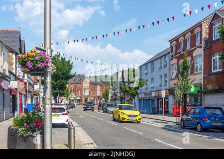 Commercial Street, Maesteg, Bridgend County Borough (Pen-y-bont), Galles (Cymru), Regno Unito Foto Stock