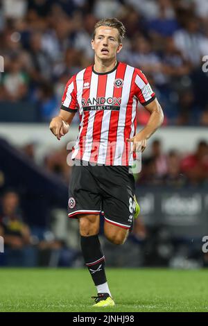 West Bromwich, Regno Unito. 11th ago, 2022. Sander Berge #8 di Sheffield United durante il gioco a West Bromwich, Regno Unito, il 8/11/2022. (Foto di Gareth Evans/News Images/Sipa USA) Credit: Sipa USA/Alamy Live News Foto Stock