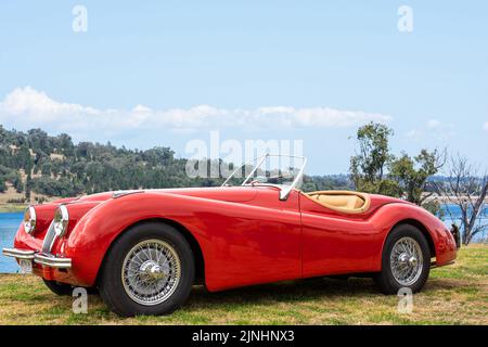 Jaguar XK 120 Sport Car Foto Stock