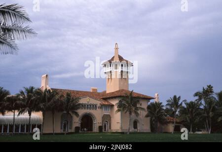 Il Mar-a-Lago di Donald Trump, la tenuta e il National Historic Landmark il 20 dicembre 2003 a Palm Beach, Florida. Credit: Walter McBride/MediaPunch Foto Stock