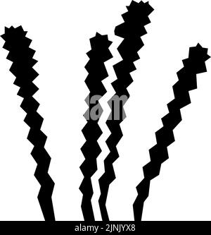 illustrazione del vettore icona glifo elodea densa Illustrazione Vettoriale