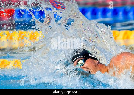 Roma, Italia. 12th ago, 2022. MIRESSI Alessandro ITA ITALY100m Freestyle Men Heats Swimming Roma, 12/8/2022 Stadio del Nuoto XXVI LEN European Championships Roma 2022 Foto Andrea Staccioli/Deepbluemedia/Insidefoto Credit: Insidefoto di andrea staccioli/Alamy Live News Foto Stock