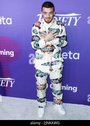 HOLLYWOOD, LOS ANGELES, CALIFORNIA, USA - 11 AGOSTO: L'attore americano Angus Cloud arriva alla Variety 2022 Power of Young Hollywood Celebration presentata da Facebook Gaming tenutasi a NeueHouse Los Angeles il 11 agosto 2022 a Hollywood, Los Angeles, California, Stati Uniti. (Foto di Xavier Collin/Image Press Agency) Foto Stock