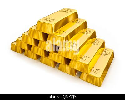 oro, oro barrette, zeichen und symbolik, oro, lingotto Foto Stock