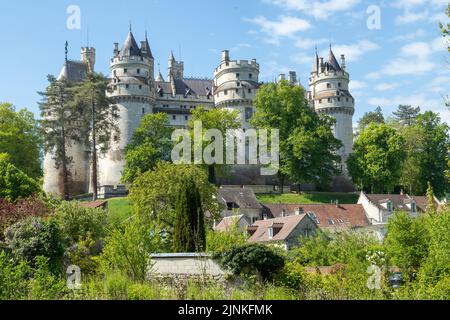 Francia, Oise, Picardie, Pierrefonds, castello di Pierrefonds // Francia, Oise (60), Picardie, Pierrefonds, Château de Pierrefonds Foto Stock