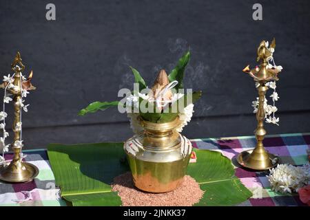 decorazioni del festival del pongal thailandese Foto Stock