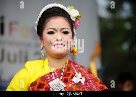 Vienna, Austria. Luglio 06, 2013. Festival del Folklore Tailandese Foto Stock