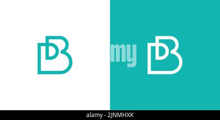 Design moderno ed esclusivo con logo PB Illustrazione Vettoriale