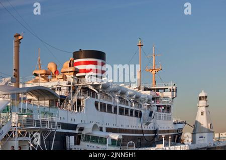 Hikawa-Maru storico nave passeggeri, Yokohama, Giappone Foto Stock