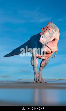 Opere d'arte del dinosauro Meraxes gigas Foto Stock