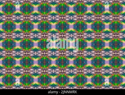 Forme geometriche sfondo testurizzato ripetizione su piccola scala. Foto Stock