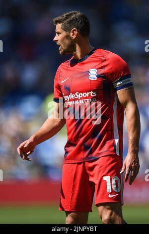 Lukas Jutkiewicz #10 della città di Birmingham durante il gioco Foto Stock
