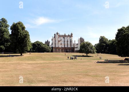 Wollaton Hall di Nottingham, Inghilterra Foto Stock