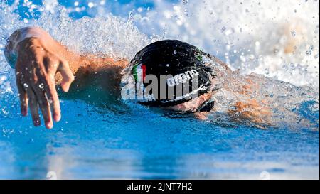 MIRESSI Alessandro ITA, Italia. , . Stadio del Nuoto XXVI LEN European Championships Roma 2022 Foto Andrea Masini/Deepbluemedia/Insidefoto Credit: Insidefoto di andrea staccioli/Alamy Live News Foto Stock