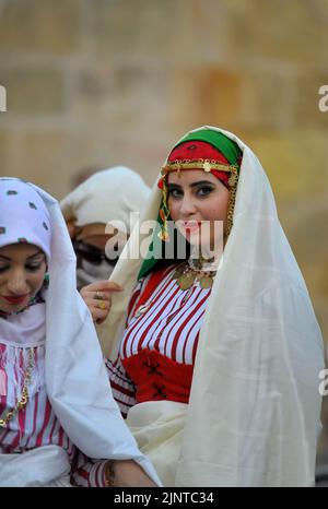 Tunisia. 13th ago, 2022. La Giornata Nazionale della Donna si celebra in Tunisia ogni anno a Avenue Habib Bourguiba il 13 agosto 2022 a Tunisi, Tunisia .(Yassine Mahjoub/Sipa USA). Credit: Sipa USA/Alamy Live News Foto Stock