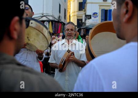 Tunisia. 13th ago, 2022. La Giornata Nazionale della Donna si celebra in Tunisia ogni anno a Avenue Habib Bourguiba il 13 agosto 2022 a Tunisi, Tunisia .(Yassine Mahjoub/Sipa USA). Credit: Sipa USA/Alamy Live News Foto Stock