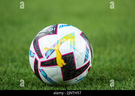 Palla artificiale durante la partita Liga tra il FC Barcelona e Rayo Vallecano allo Spotify Camp Nou di Barcellona, Spagna. Foto Stock