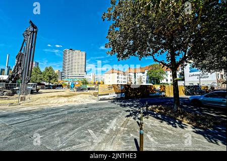 Kinder Spielplatz .Stephanus Straße .Linden. Hannover. Foto Stock