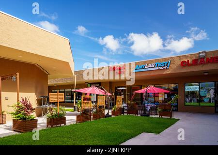 Hallandale Beach, Florida, USA - 31 luglio 2022: RK Center Hallandale Beach FL Foto Stock