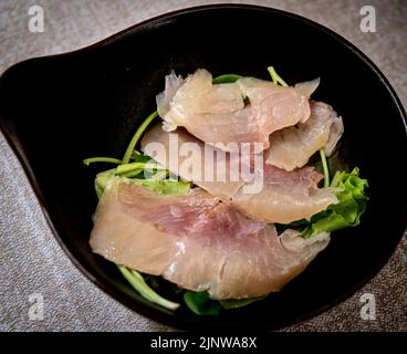 Piatto tipico veneziano. Antipasto tradizionale con lacca, Veneto, Foto Stock