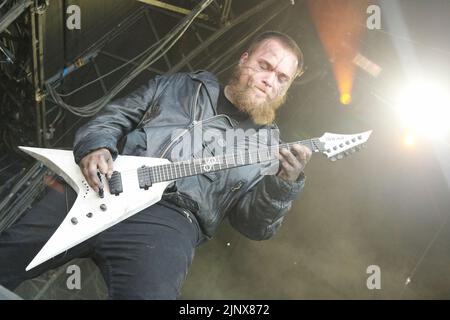 Catton Park, Regno Unito, 14 agosto 2022, si esibisce sul palcoscenico principale al Bloodstock Open Air Festival. Credit: Will Tudor/Alamy Live News Foto Stock