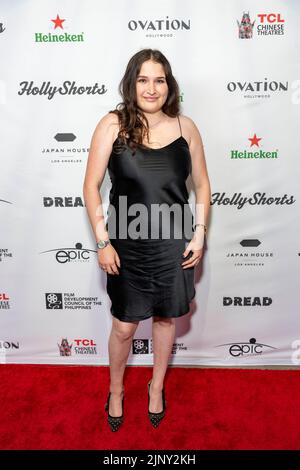 Hollywood, Stati Uniti. 13th ago, 2022. Lily Blavin partecipa al 18th° Festival annuale del film HollyShorts, 'prime Time event' al TCL Chinese Theater, Hollywood, CA, il 13 agosto 2022 Credit: Eugene Powers/Alamy Live News Foto Stock