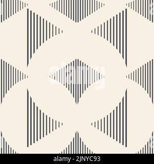 Ripetizione vettoriale senza giunture con forme geometriche primitive. Illustrazione Vettoriale