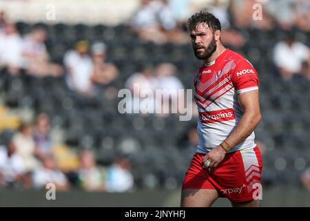 Alex Walmsley n. 8 di St Helens durante il gioco Foto Stock