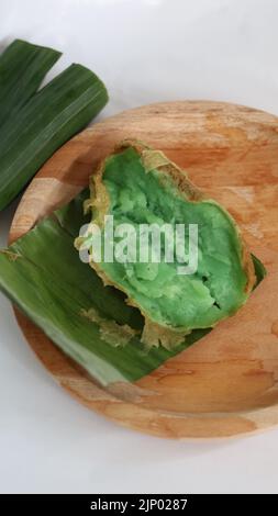 torta da solo di serabi al gusto di un panpan verde Foto Stock