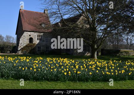 Casa e terreni a Michelham Priory East Sussex uk Foto Stock