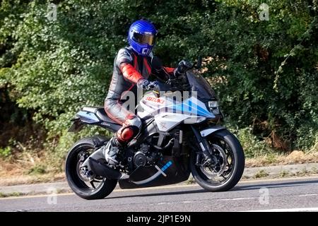 Moto Suzuki Katana argento 2019 999 cc Foto Stock